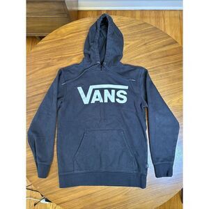 Vans Off The Wall Men's Hoodie Black Pullover Size Small